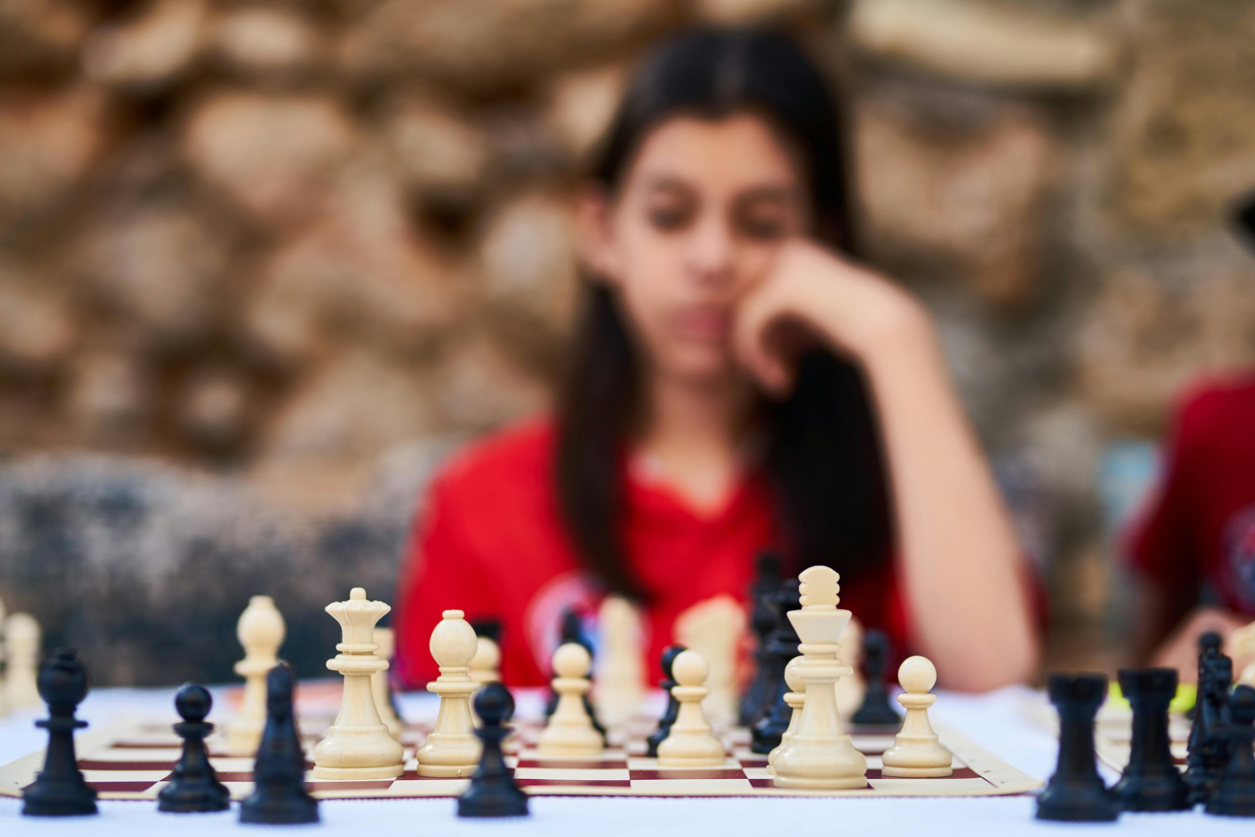 Frau Spielt Schach