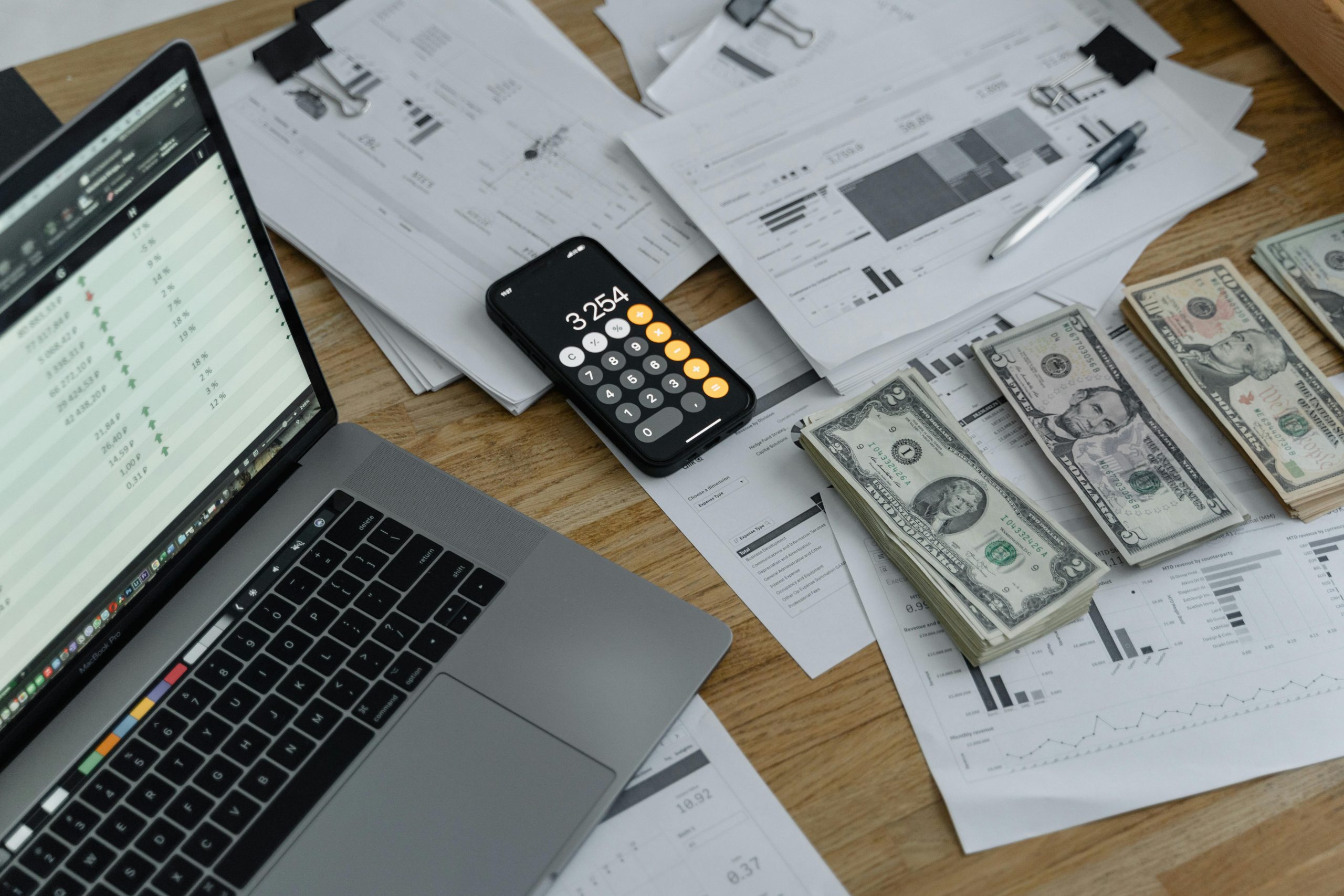 Kostenloses Stock Foto zu buchhaltung, budget, dollar